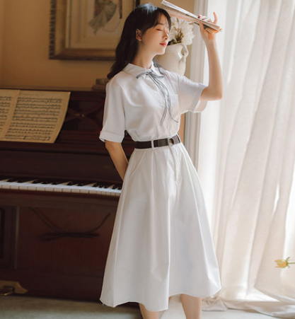 Ladies Super Fairy Long Skirt Suit For Their Junior High School Students of Mori Department