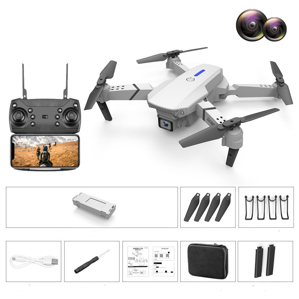 The 4K Pixel Dual Camera Switch Airplane Drone With Remote Control