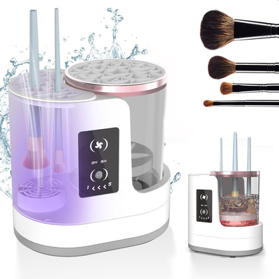 Electric Makeup Brush Cleaner Rechargeable Makeup Brushes Cleaning Tool Automatic & Stand Device