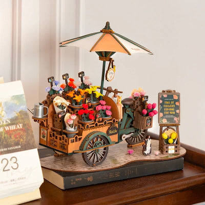 The Astounding Rolfe Blossom Cart 3D Wooden Puzzle, Only Supports TK And Independent Website Platforms