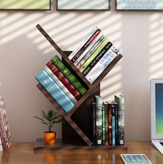 Simple Shelf for Desktop Tree Bookshelf