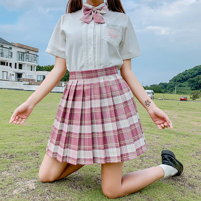 School Girl Uniform Skirt Original College Style Pleated For Student Ladies Going To School