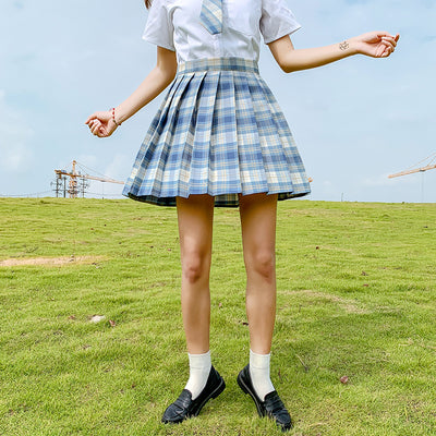 School Girl Uniform Skirt Original College Style Pleated For Student Ladies Going To School