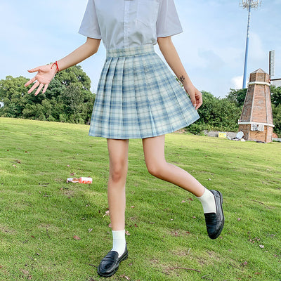 School Girl Uniform Skirt Original College Style Pleated For Student Ladies Going To School