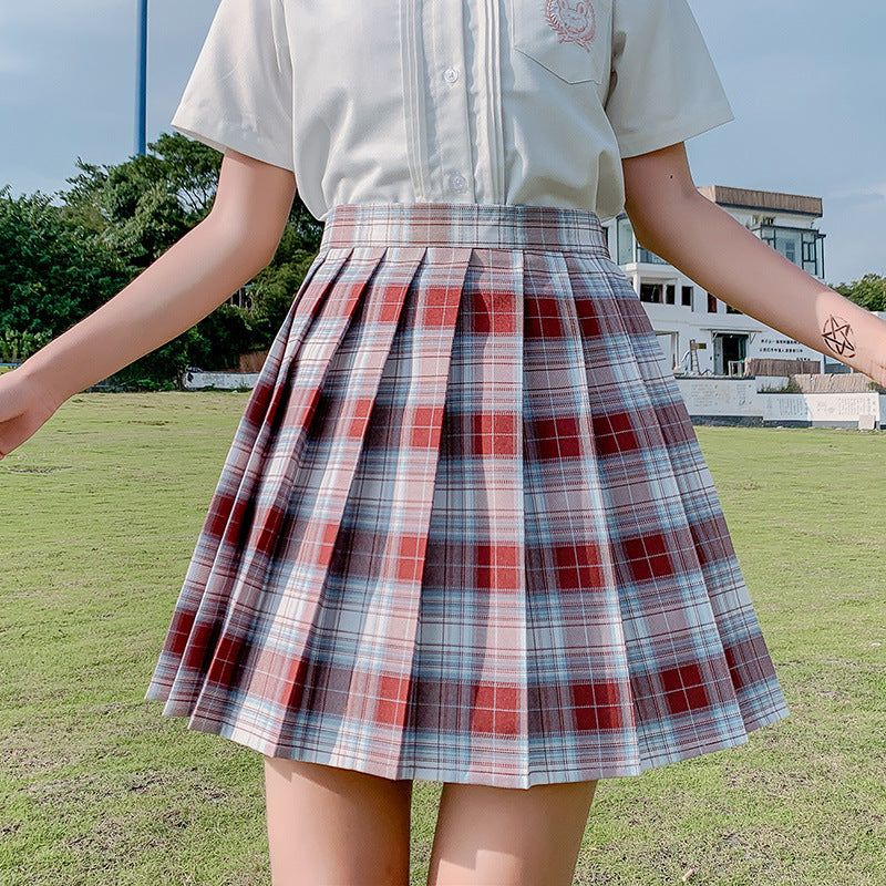 School Girl Uniform Skirt Original College Style Pleated For Student Ladies Going To School