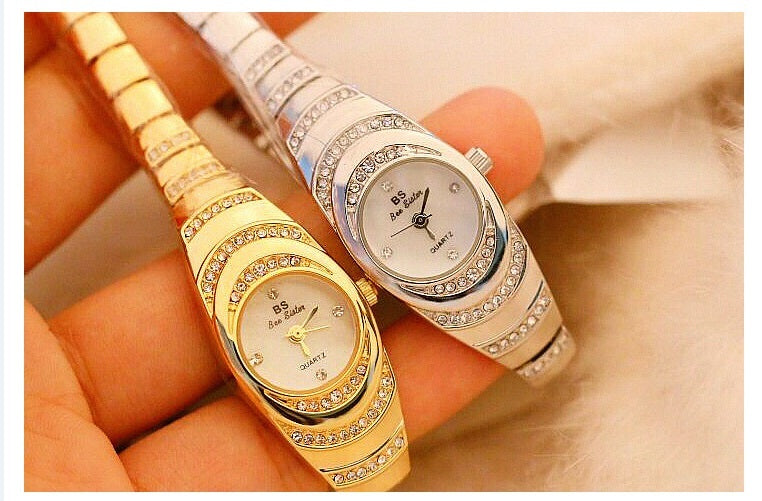 Ladies Gold Watch Diamond Wristwatch Fashion Bracelet Watches For Women