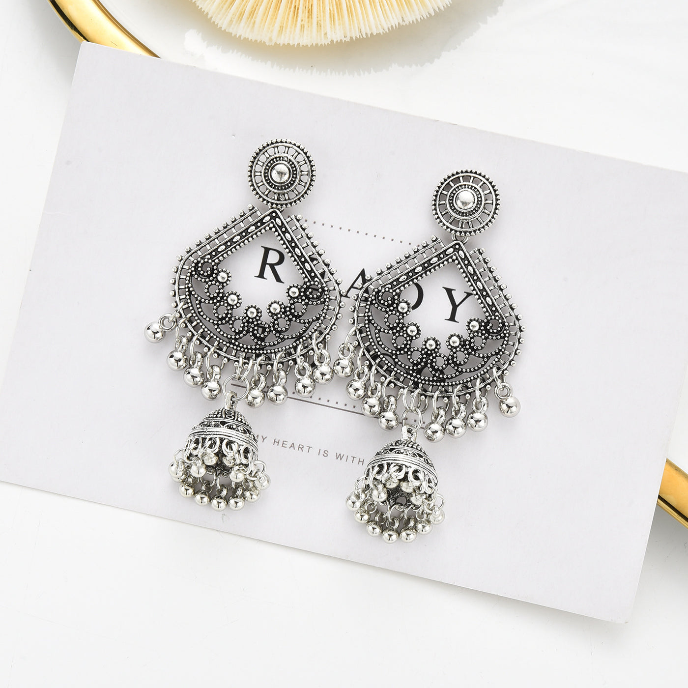 Pearl Rhinestone TopTier Stylish Earrings