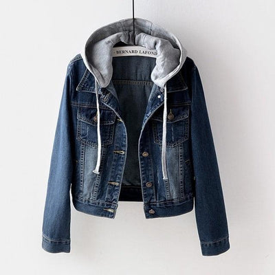 Jeans Styling Long Sleeve Winter Denim Cotton Coat