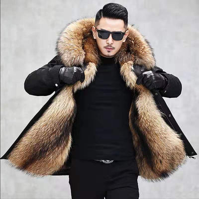 Men's Winter Parka Coat Fashion to keep Warm