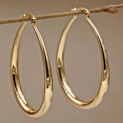 Geometric oval Elegant Earrings With Unique Style