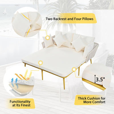 Outdoor bed lounge