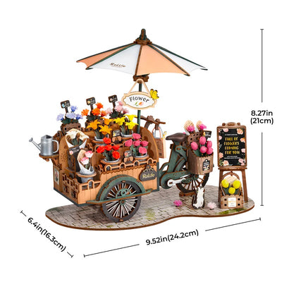 The Astounding Rolfe Blossom Cart 3D Wooden Puzzle, Only Supports TK And Independent Website Platforms