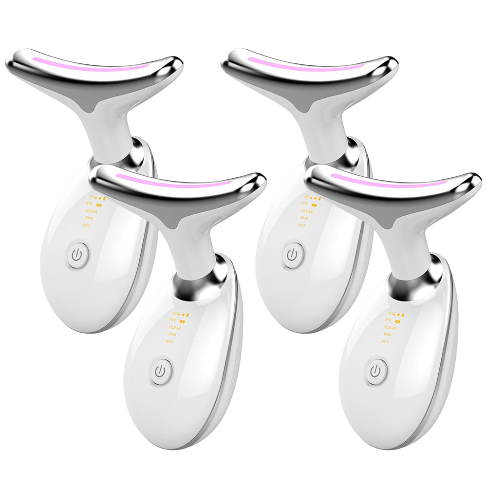 EMS Thermal Neck Lifting And Tighten Massager Electrict Wrinkle Remover For Woman