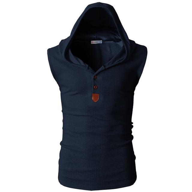 Eminem Cool Looking Sleeveless Hoodies For Men