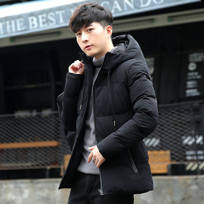 Unique Slightly Puffy Fall/winter Coat For Men