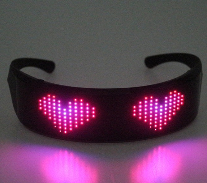 The LED Display Glasses for DJ Music Party