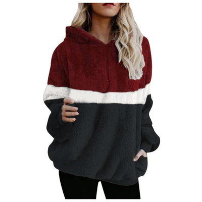 Women's Hooded Pocket Autumn Winter Coat