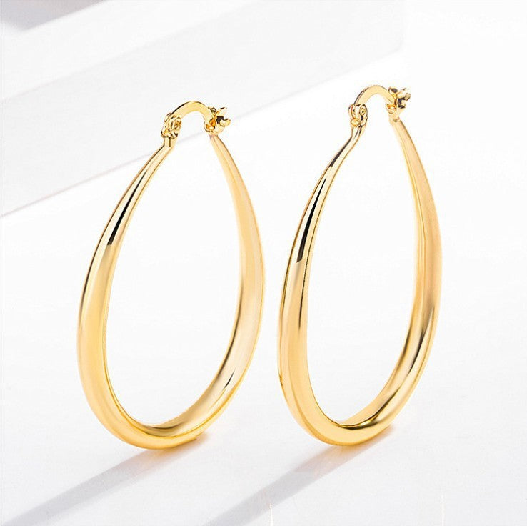 Geometric oval Elegant Earrings With Unique Style