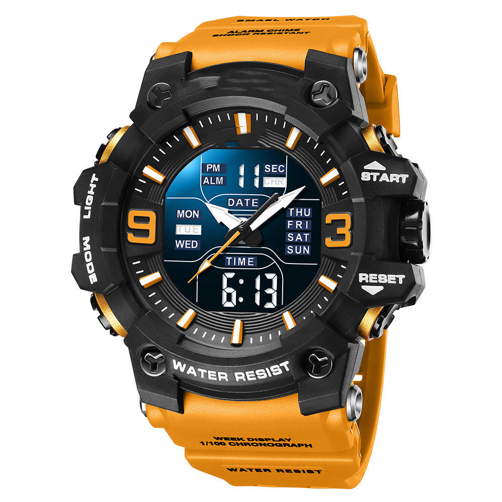 Men's Sports Fashionm Waterproof Multifunctional Electronic Watch