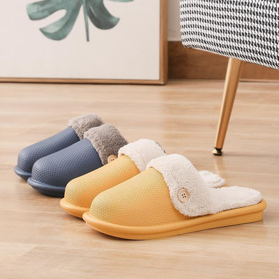 Winter Home Slippers Detachable Washable House Shoes For Women