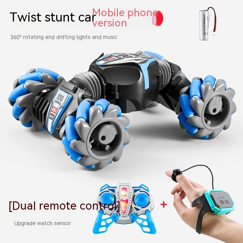 Gesture Induction Twist Stunt Car + Remote Control Toy Car