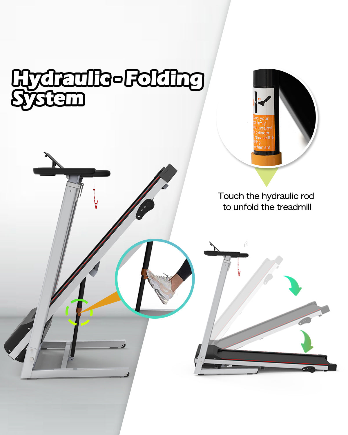 Walking Pad Under Desk Treadmill For Home Office Walking Running Remote Control Batteries