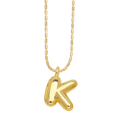 Ornament 26 English Letters Pendant Necklace Minority All-match Gold-Plated Clavicle Chain