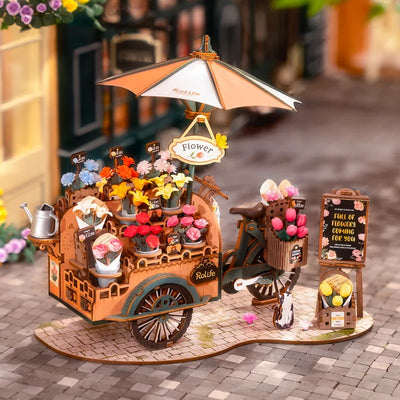 The Astounding Rolfe Blossom Cart 3D Wooden Puzzle, Only Supports TK And Independent Website Platforms