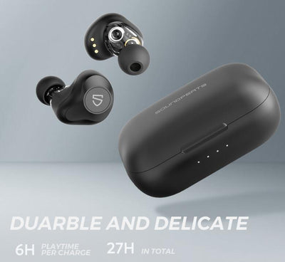 Wireless Earbuds Bluetooth With Dual Dynamic Drivers