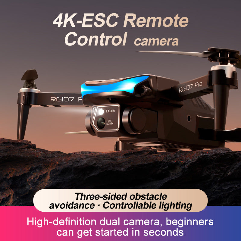 The Obstacle Avoidance UAV HD 4K Dual Camera Optical Flow Positioning + Remote Control