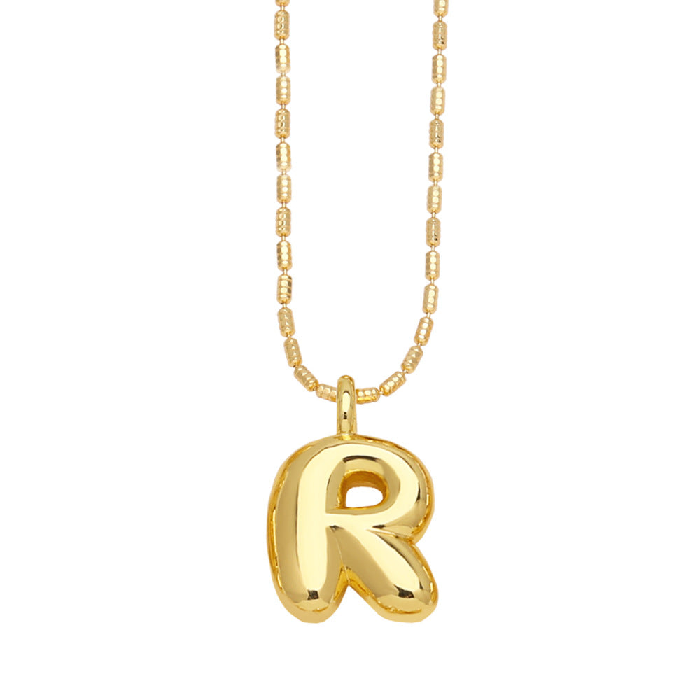 Ornament 26 English Letters Pendant Necklace Minority All-match Gold-Plated Clavicle Chain