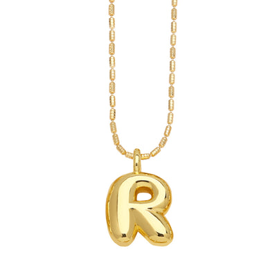 Ornament 26 English Letters Pendant Necklace Minority All-match Gold-Plated Clavicle Chain