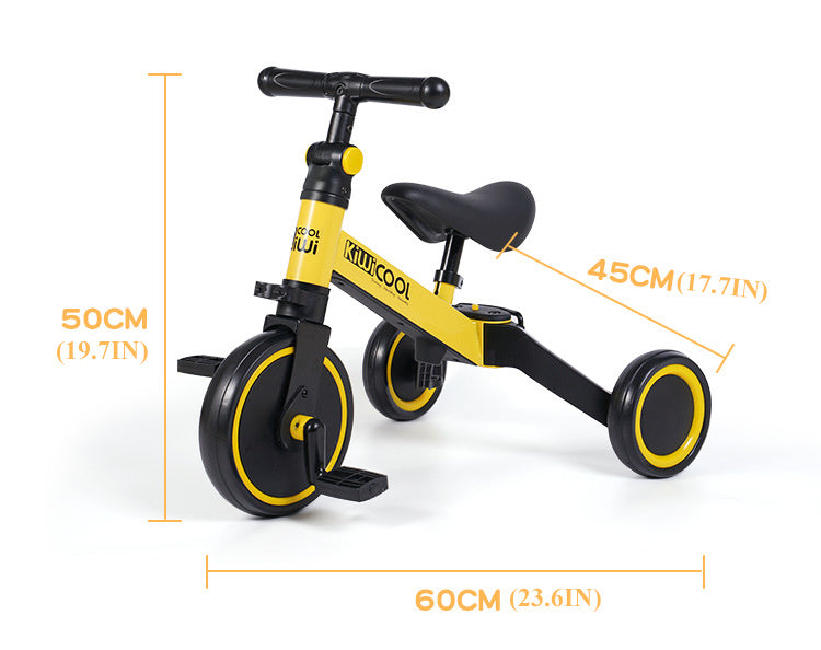 Children's 2-in-1 Balance Scooter & Tricycle for Ages 1-3