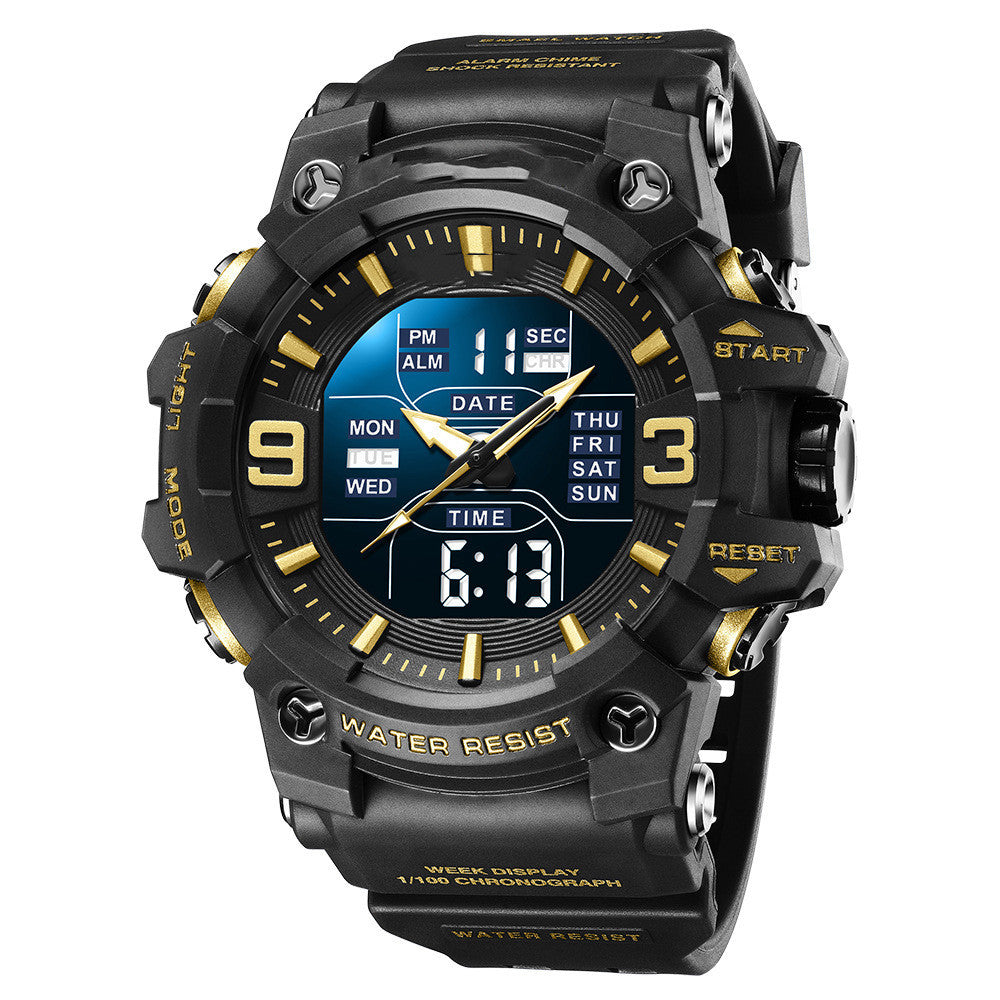 Men's Sports Fashionm Waterproof Multifunctional Electronic Watch