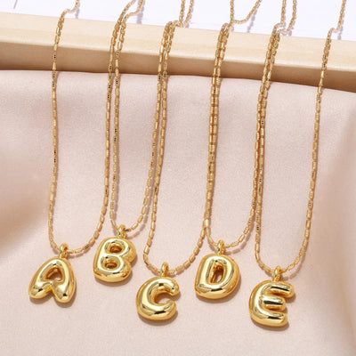 Ornament 26 English Letters Pendant Necklace Minority All-match Gold-Plated Clavicle Chain