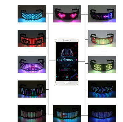 The LED Display Glasses for DJ Music Party