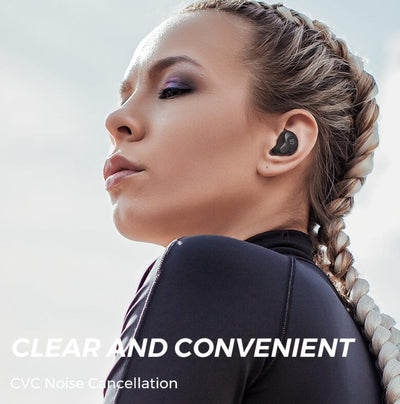 Wireless Earbuds Bluetooth With Dual Dynamic Drivers