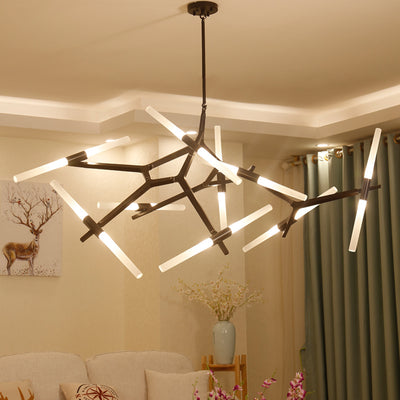 Luxurious Look Modern Irregular Living Room Minimalist Dining Room Chandelier