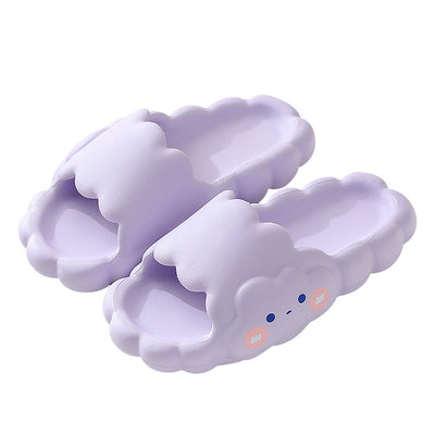 Cartoon Summer Indoor Home Thick Bottom Cloud Slippers