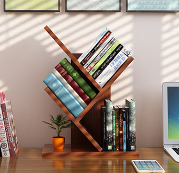 Simple Shelf for Desktop Tree Bookshelf