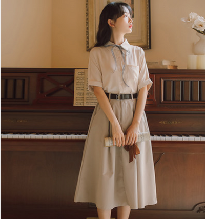 Ladies Super Fairy Long Skirt Suit For Their Junior High School Students of Mori Department