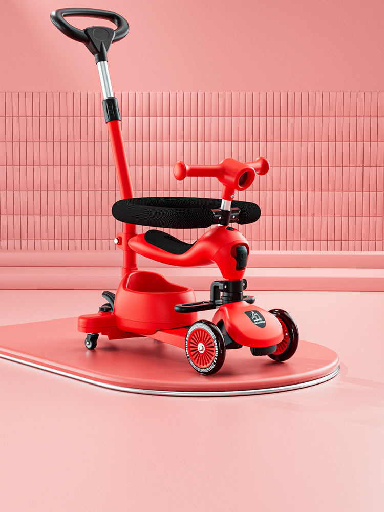 Children's Multi-functional Scooter - Sweet Ride to Paradise