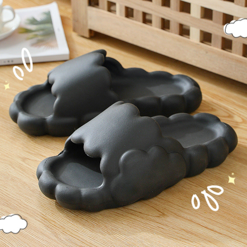 Cartoon Summer Indoor Home Thick Bottom Cloud Slippers