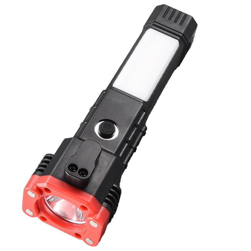 Car Safety Hammer Multifunctional Charging Power Work Light Emergency Fire Self-rescue Breaking Window Self-defense Flashlight