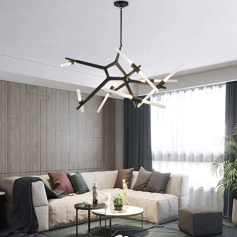 Luxurious Look Modern Irregular Living Room Minimalist Dining Room Chandelier