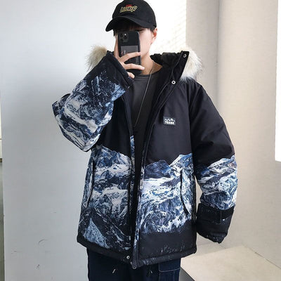 Men's Winter Seasonal Thick Hooded Cotton Coat