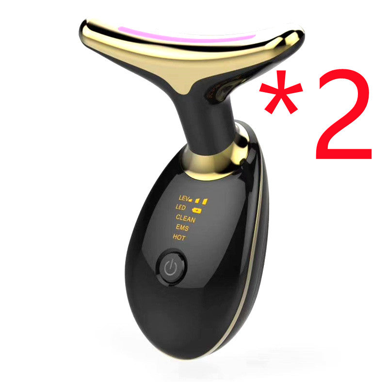 EMS Thermal Neck Lifting And Tighten Massager Electrict Wrinkle Remover For Woman