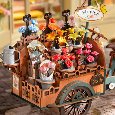 The Astounding Rolfe Blossom Cart 3D Wooden Puzzle, Only Supports TK And Independent Website Platforms