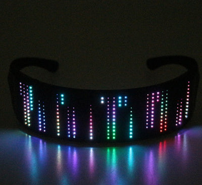 The LED Display Glasses for DJ Music Party