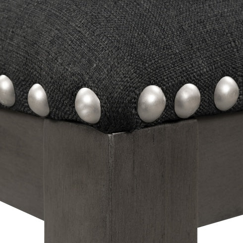 TOPMAX 5 Pieces Counter Height Rustic Farmhouse Dining Room Wooden Bar Table Set With 2 Stools And 2 Chairs, Gray